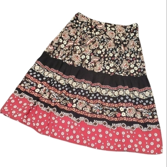 Requirements Dresses & Skirts - Requirements floral skirt boho midi women sz 12 boho